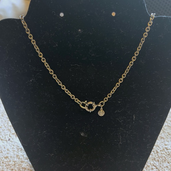 J. Crew Crystal Sunburst Long Pendant Necklace - Picture 3 of 4